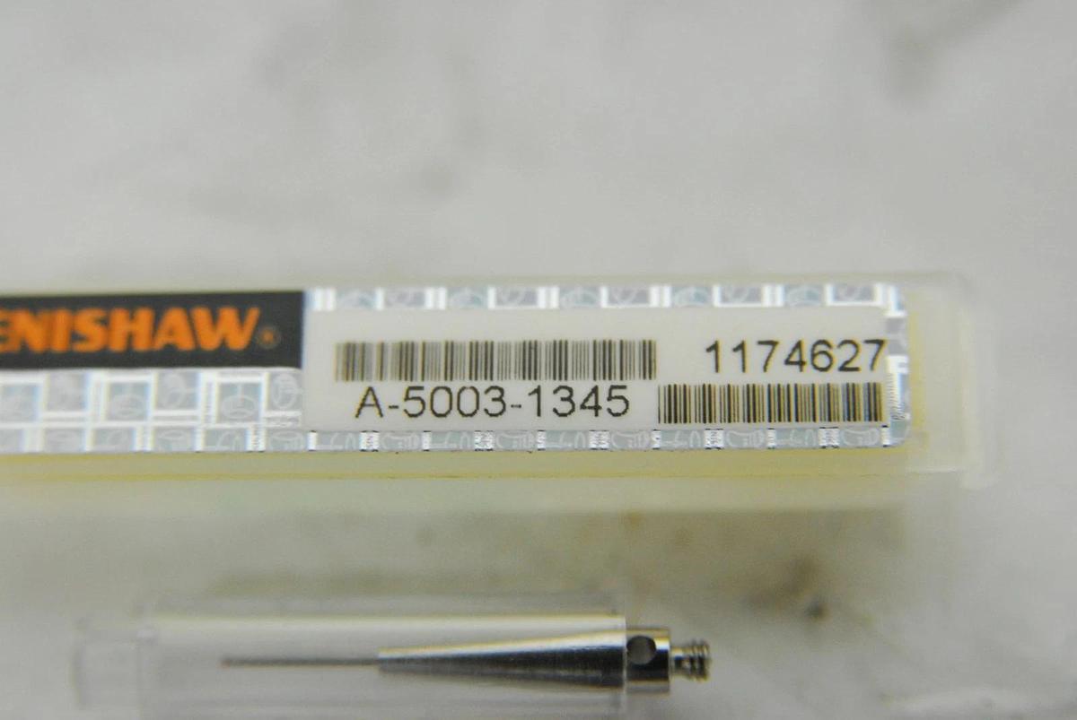 Used Renishaw A-5003-1345 CMM Ruby Ball Stylus (0.50mm Ball Dia, 20mm OAL, M2)