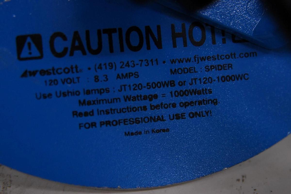 Used Westcott Spiderlite SPIDER Lighting Fixture W/ Bulb