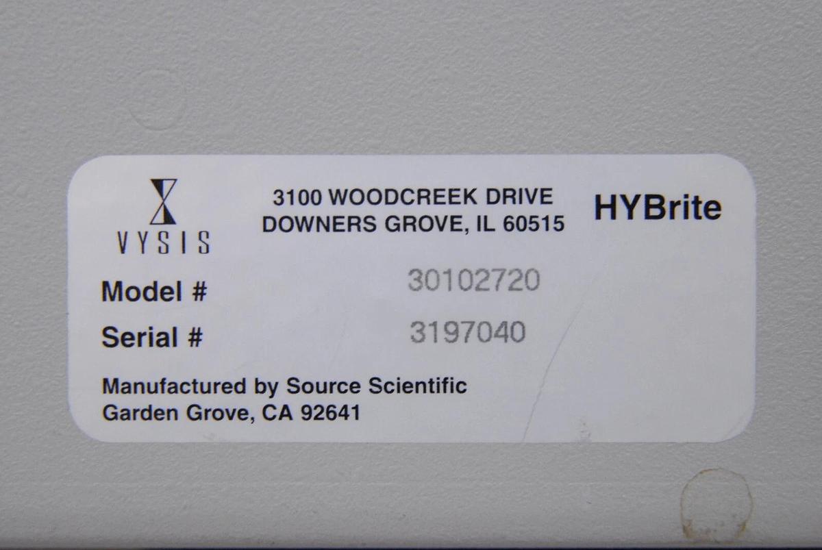 Used Vysis 30102720 HYBrite Slide Stainer