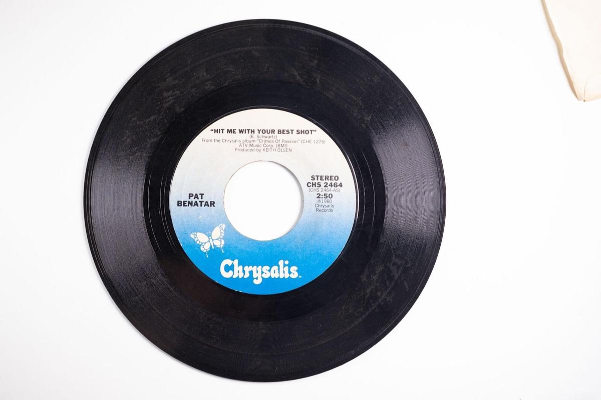 Used Pat Benatar, Hit Me With Your Best Shot , Prisoner Of Love 45 Record