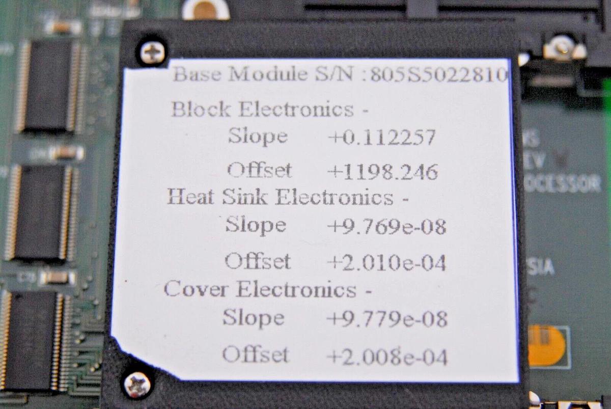 Used Applied Biosystems N8059004 TEC Microprocessor 9700 W/ 4328080 Board (ABI 7000)