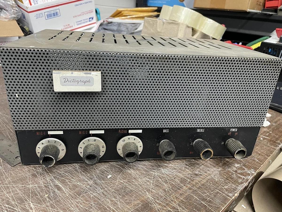 Used Bogen/Dictograph K15 Tube Amp