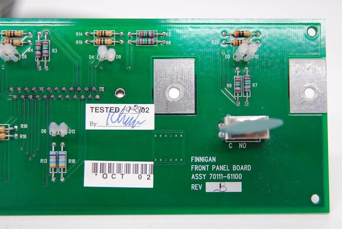 Used Thermo 70111-61100 Front Panel Board W/ Cable 70111-63143 - TSQ Quantum
