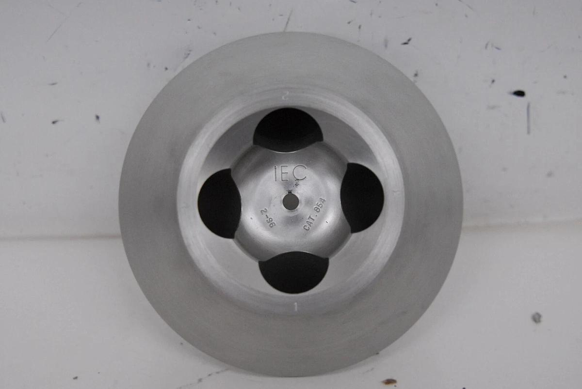 Used IEC 854 Fixed Angle Rotor 4 x 50 mL (CAT NO: 05-112-128) W/ Screw and Coupler