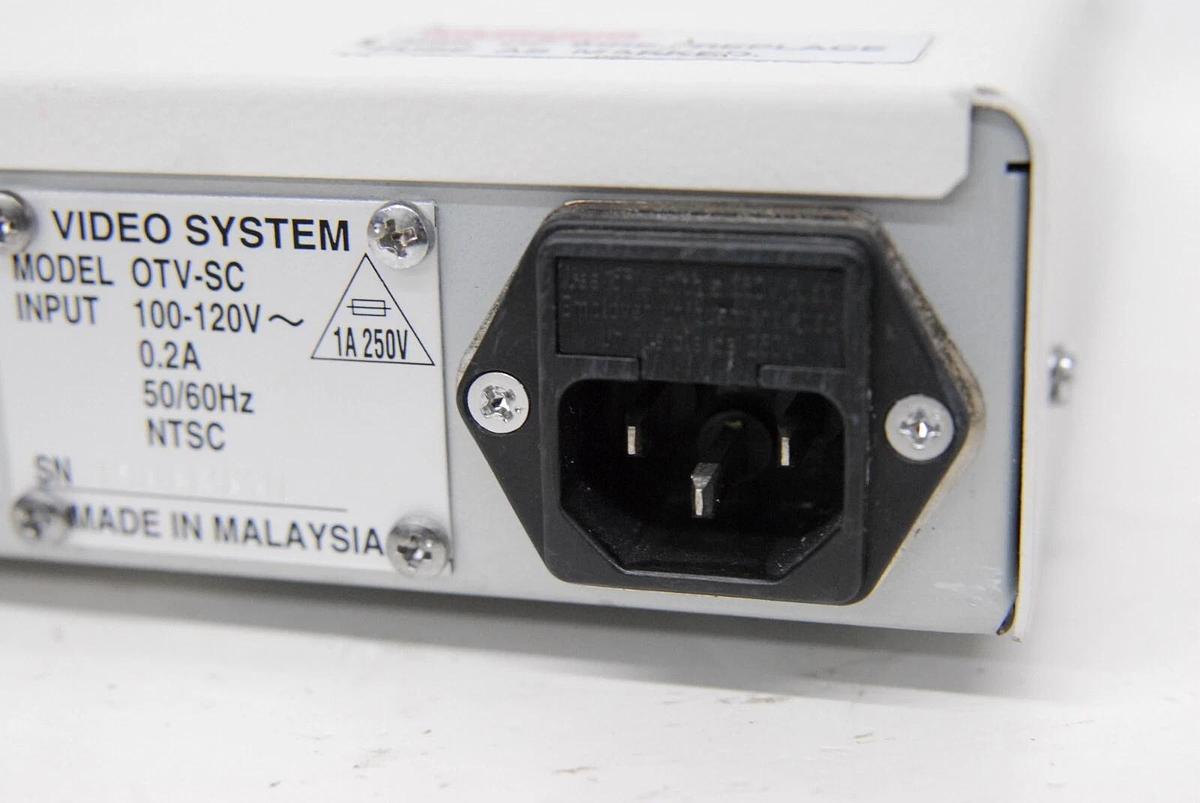 Used Olympus OTV-SC Video System W/ MAJ-554 Endoscope Camera Head, AR-T10E Coupler