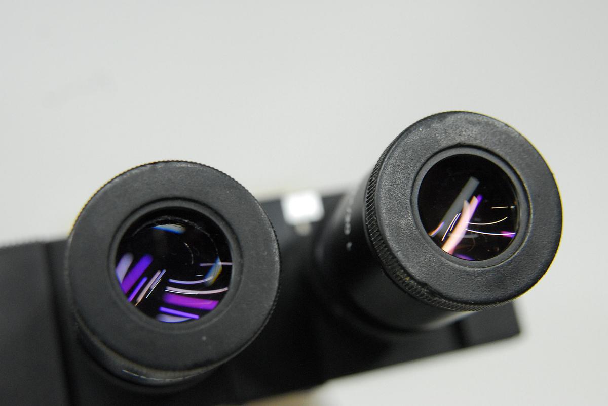 Used Olympus BH-2 BHTU Binocular Microscope W/ DPlan 4/10 Objectives, Light Pre-Set