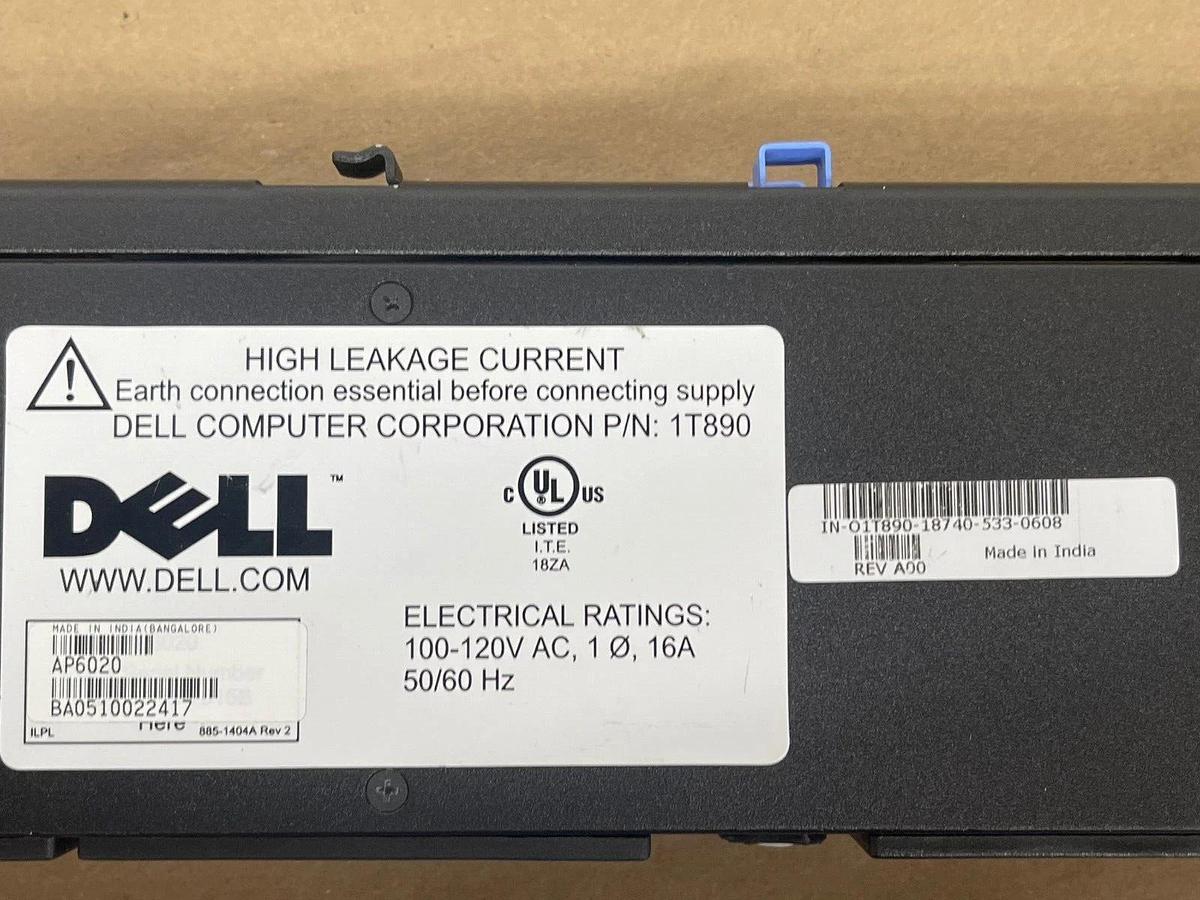 Used Dell 1T890 Rapidpower Distribution Unit AP6020