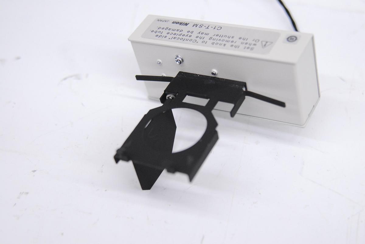 Used Nikon C1-T-SM D-Eclipse Confocal Microscope Laser Safety Shutter w/ Pillar Interlock Switch