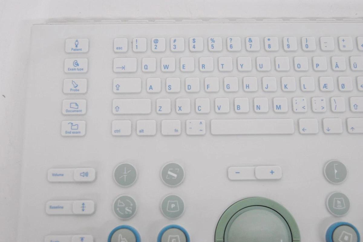 Used BK Medical NP0182 Keyboard and Trackball - Flex Focus Ultrasound