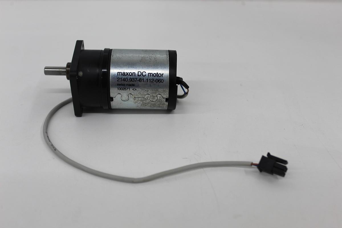Used Maxon Motor 2140.937-61.112-060 Gear Motor w/ Maxon Gear 110454 Gearhead