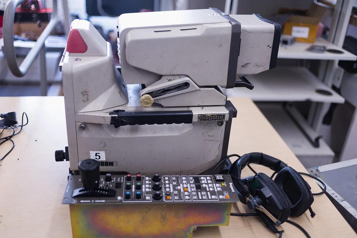 Used Ikegami HK-388W Camera Head Base with OCP 388 CCU and Beyerdynamic Headset