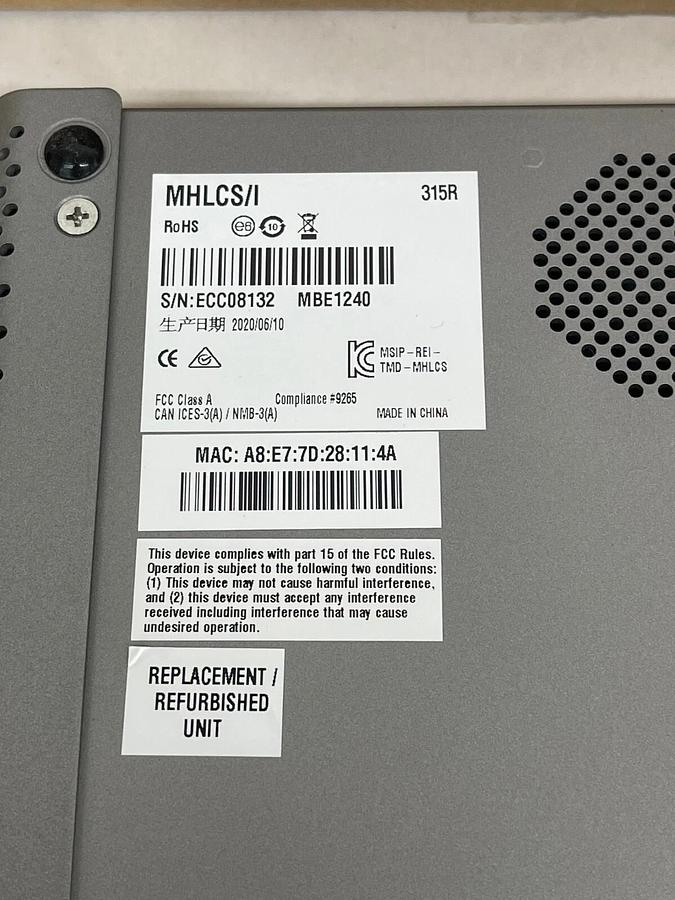 Used Matrox MHLCS/I SDI/HDMI Monarch LCS Lecture Capture Appliance - Tested - In Box