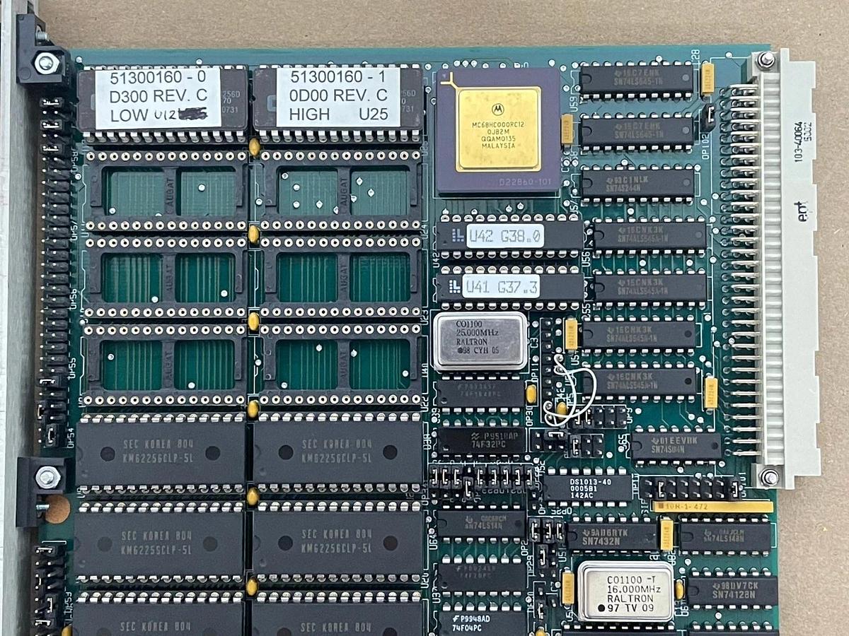 Used Omnibyte 0B68K/VME1 Single Board Computer /From Omicron Spectrometer 954