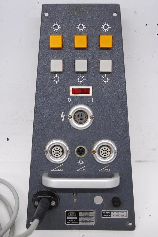 Used Carl Zeiss 305360 STATIVFUSS U OP-MI Power Control Panel