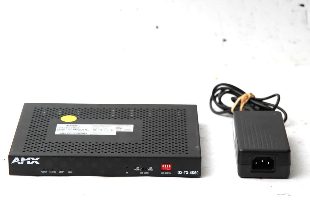 Used AMX FG1010-312-01 DX-TX-4K60 Video Extender Transmitter Black