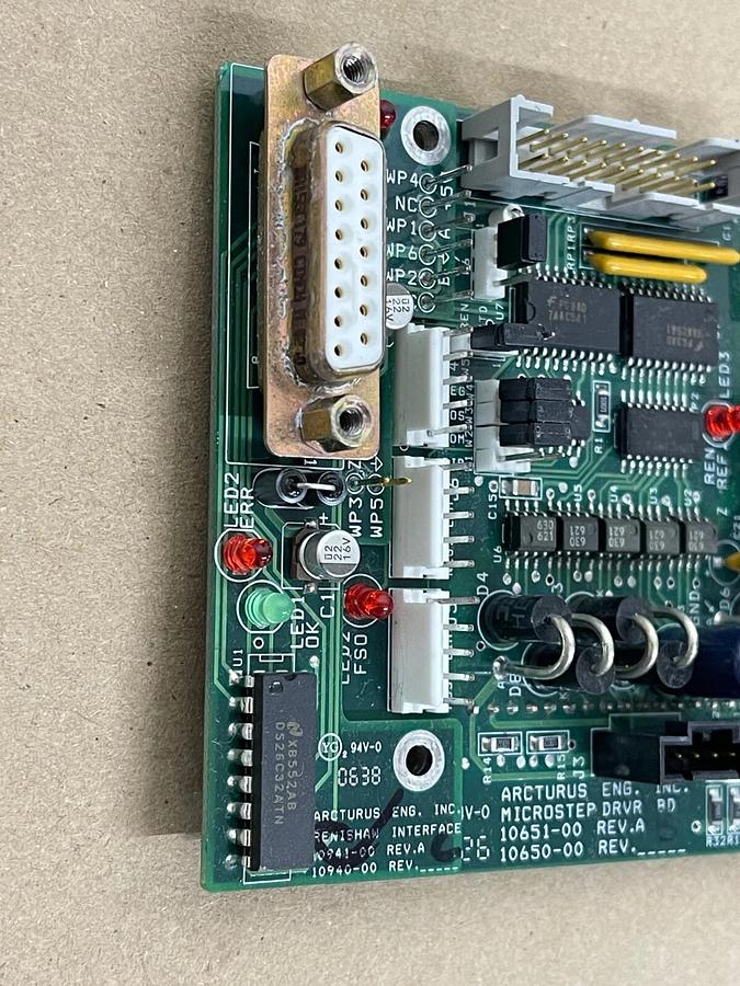 Used Arcturus Microstep DRVR BD 10651-00 W/ Renishan Interface 10941-00 (Veritas 704)
