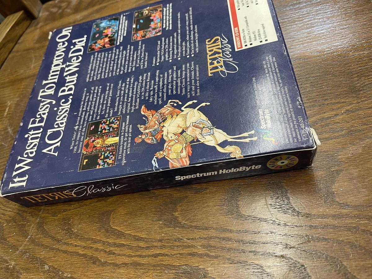 Used Spectrum Holobyte Classic Series Tetris Classic Windows CD-ROM
