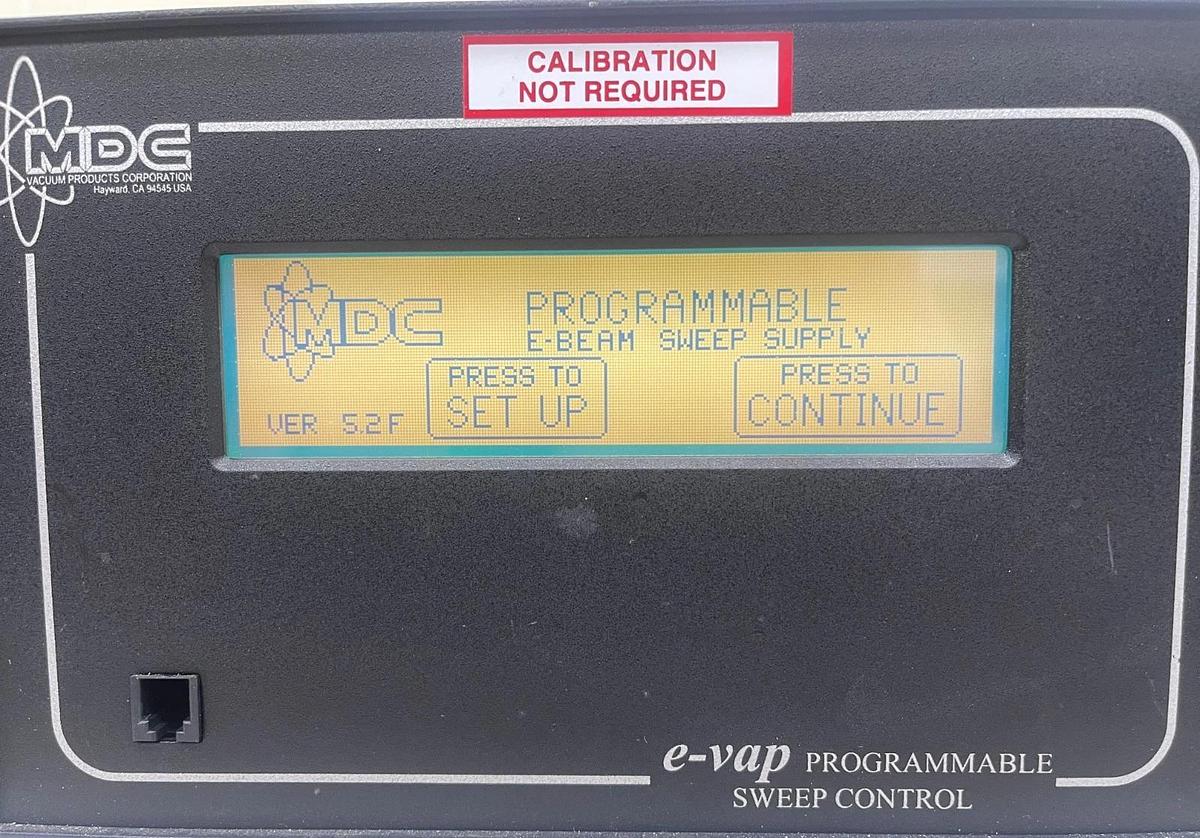 Used MDC e-vap Source Control 500-161 / Programmable Sweep Control