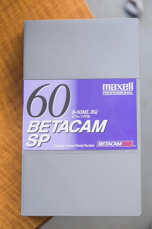 Used Maxell B-60ML BQ Betacam SP Metal Tape
