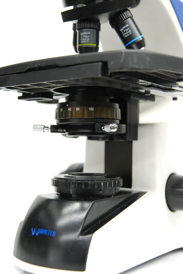 Used Walter Binocular Compound Microscope 4/10/40x Objectives - AmScope T720 Style