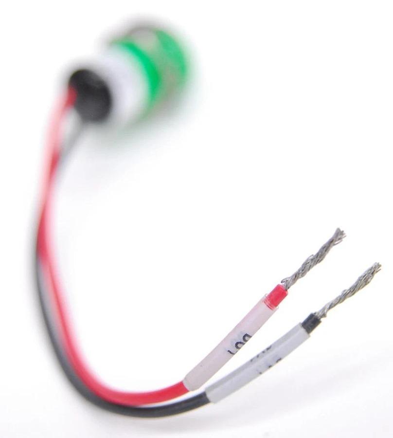 Used Dialight 657-2604-103F 24 VDC 0.68" Green LED Dome Panel Mount Indicator