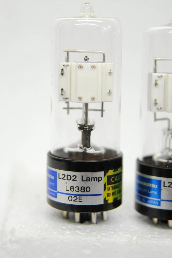 Used Hamamatsu L2D2 Deuterium Lamp L6380 (Shimadzu 062-65055-05) - Lot of 3