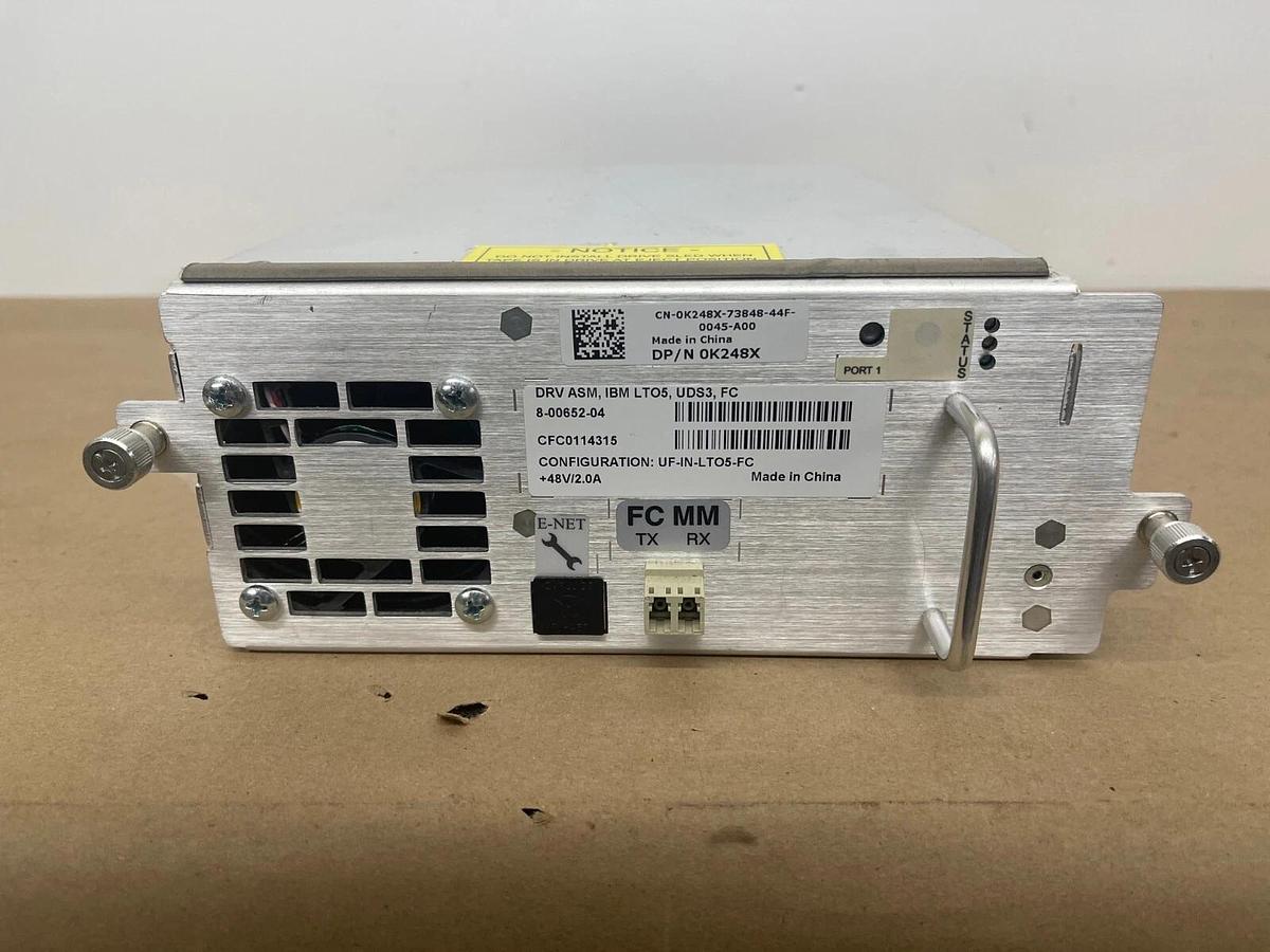 Used Dell 0K248X IBM LTO-5 FC Tape Drive Module UF-IN-LTO5-FC ML6000 Library