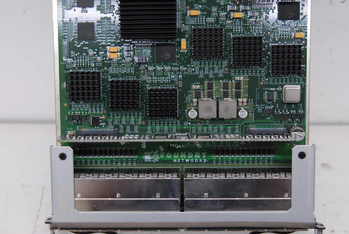 Used Foundry Networks SX424P 35529-700B FastIron SuperX 24-port Ethernet Module