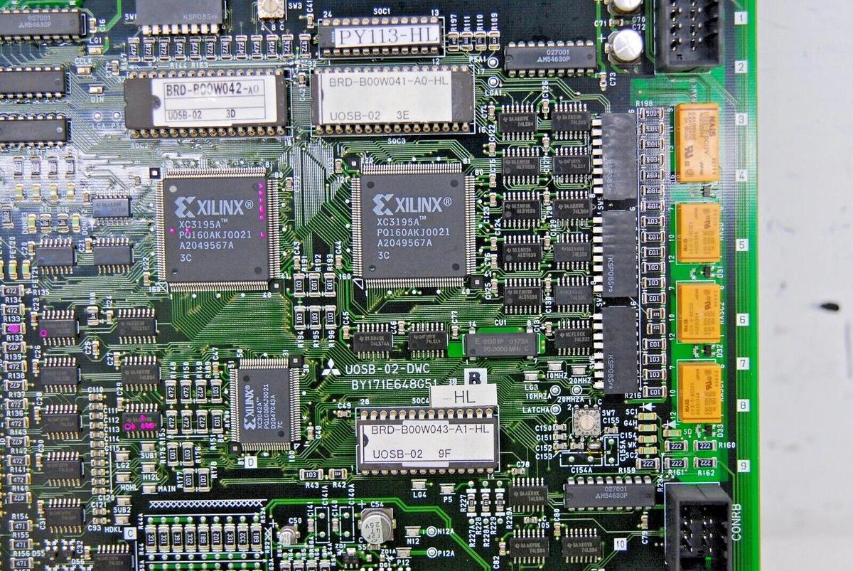 Used Mitsubishi UOSB-02-DWC BY171E648G51 Control Board (RA-90 Wire EDM)