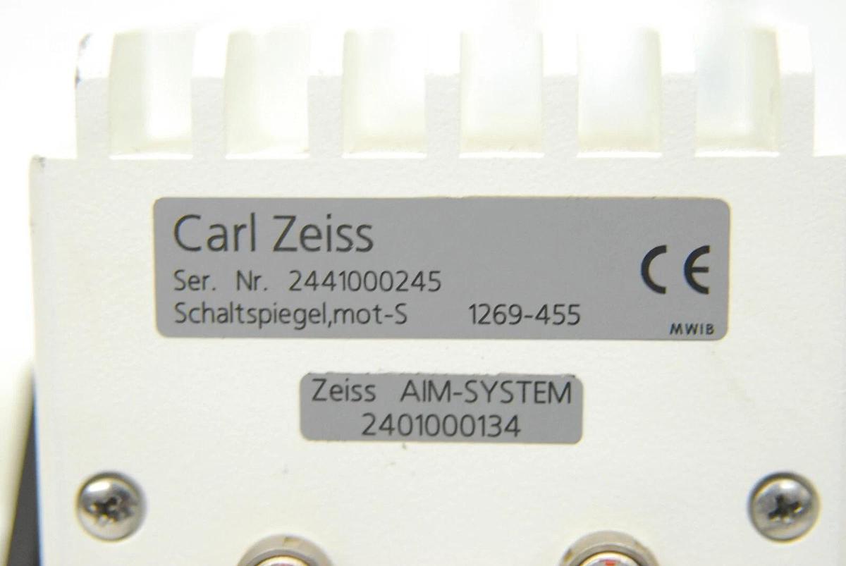 Used Zeiss 1269-455 1269-480 Motorized Switching Mirror - Axiovert Observer Imager