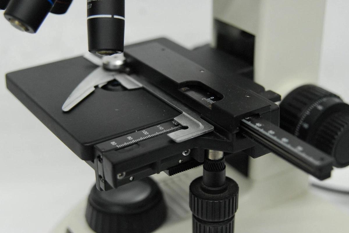 Used Wesco Lab VU 4200 Binocular Microscope W/ 4/10/40/100x SP-Achro Objectives