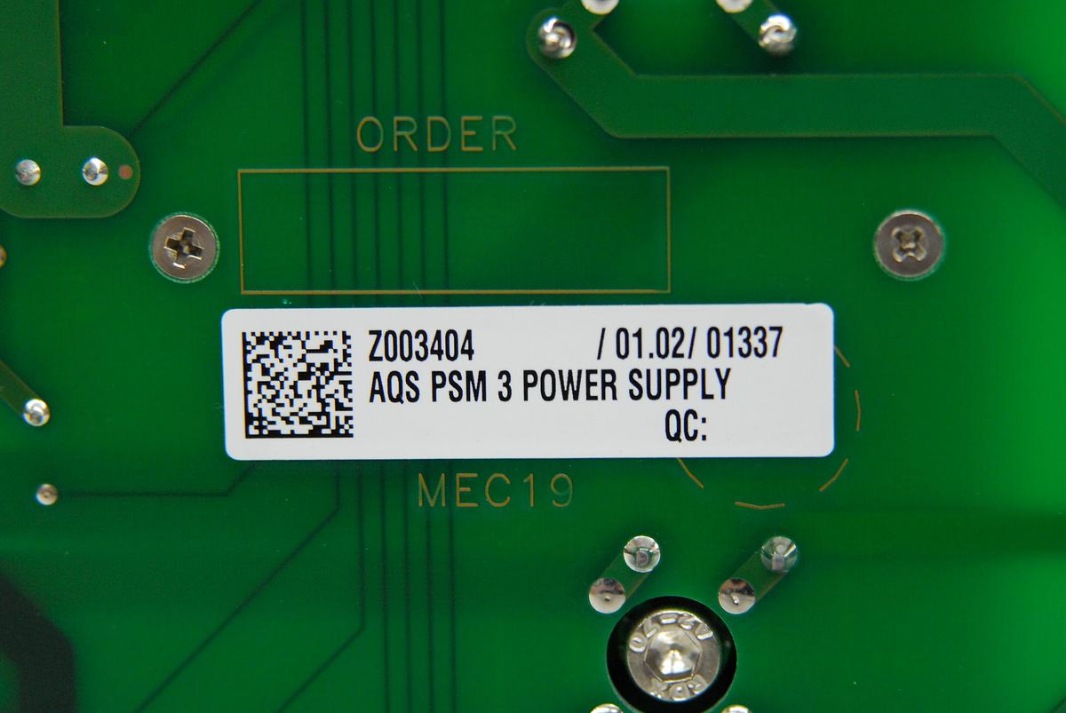 Used Bruker Z003404 AQS PSM 3 Power Supply Module - BioSpin MRI