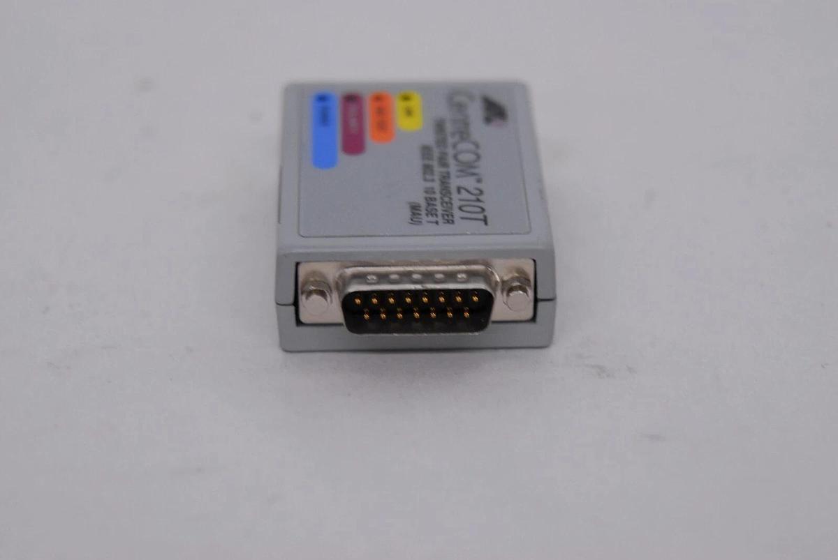 Used ATI AT-210T CentreCOM 210T Twisted Pair Transceiver IEEE 802.3, 10 BASE T (MAU)