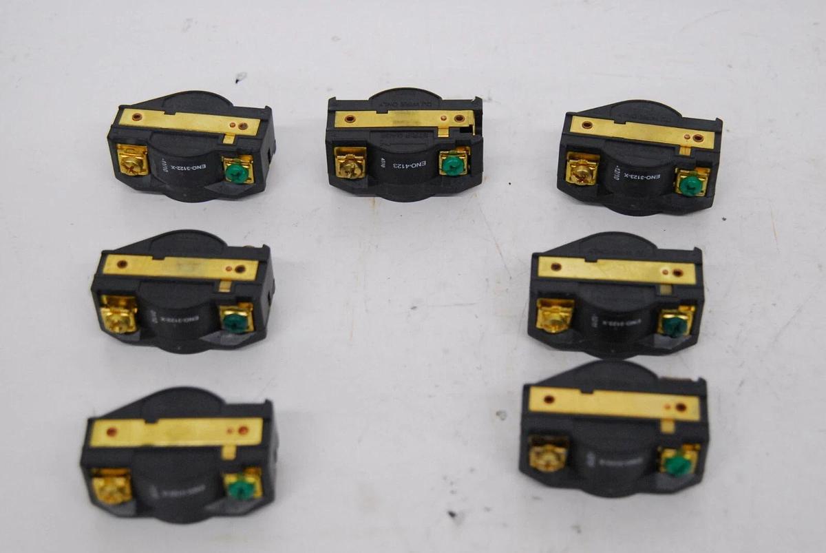 Used Elcom ENO-4123/ENO-3122-X/ENO-3123-X Twist Lock Receptacles - Lot of 7
