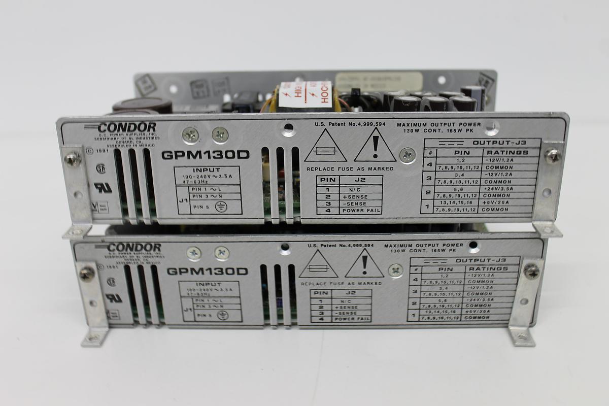 Used Condor GPM130D Power Supply LOT OF 2