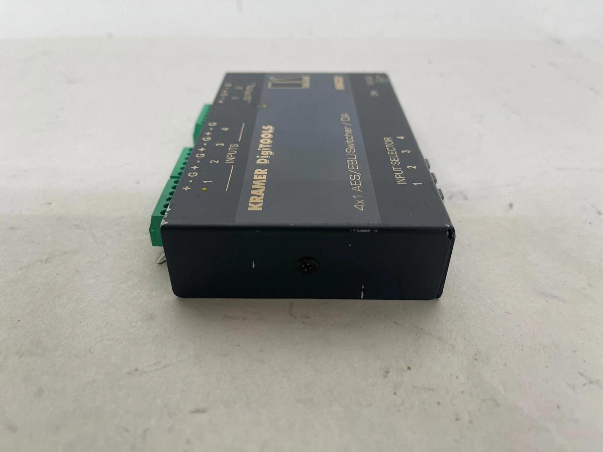 Used Kramer DigiTOOLS 6602 4x1 AES/EBU Switcher/DA Digital Audio Switcher