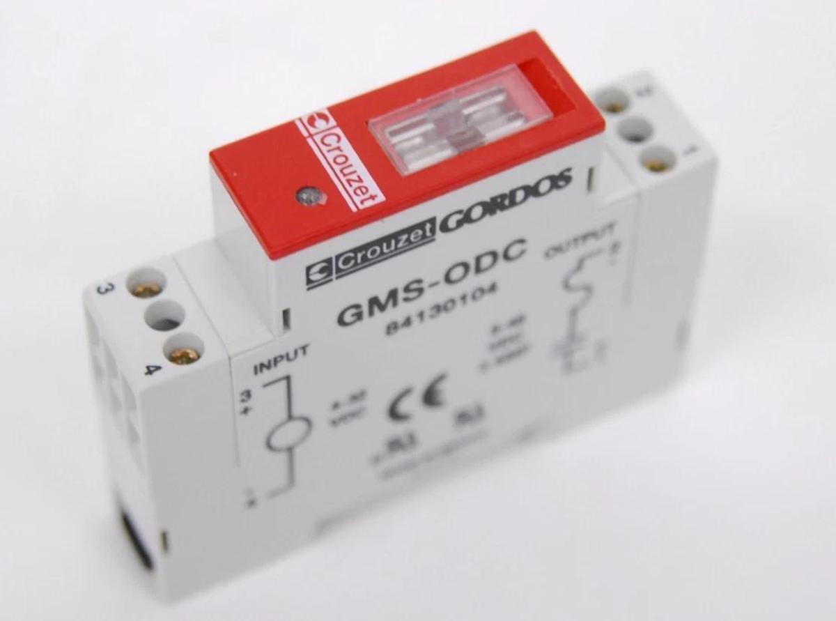 Used Crouzet Gordos GMS-ODC 84130104 Solid State Relay DC Output Module 5-48V