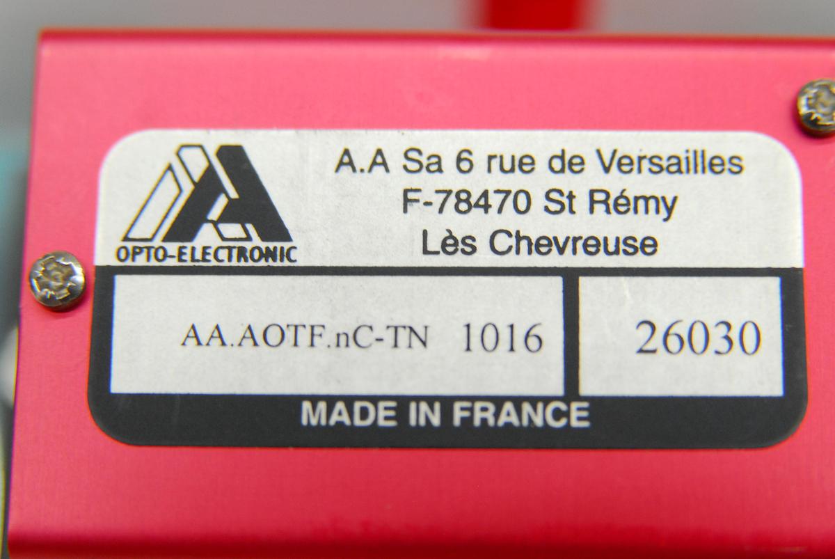 Used AA Opto-Electronic MOD6C-B4DB2510k410k-3070SA-VIS AOTFnC-VIS-TN 1105 Modulator