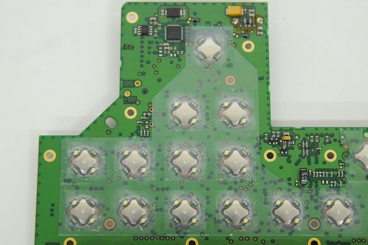 Used GE KTZ280064 Console Alphanumeric Keyboard PCB - Voluson E8