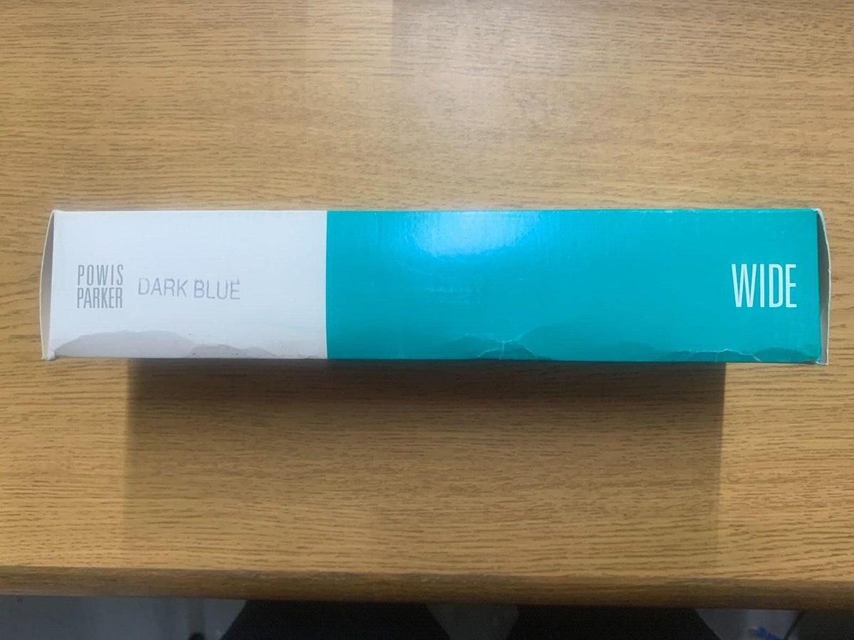 Used Powis Parker Fastback Darkblue Wide Binderstrips Box of 100 Strips