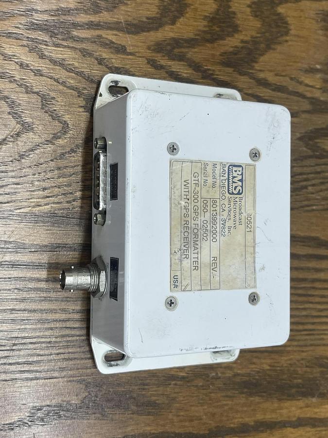 Used Broadcast Microwave Services GFT-300 GPS Formatter w/ GPS Receiver