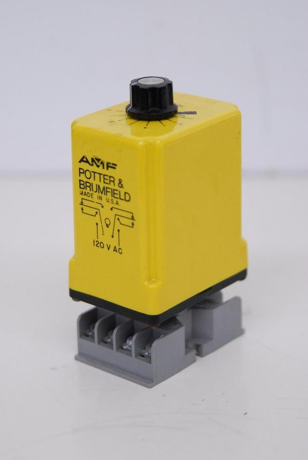 Used AMF Potter & Brumfield CDB38-70003 Time Delay W/ Socket - TESTED