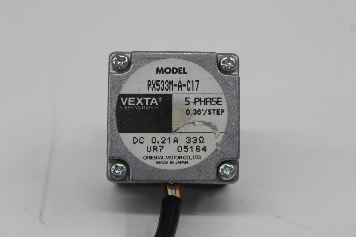Used Vexta PX533M-A-C17 Stepping Motor 5 Phase LOT OF 2