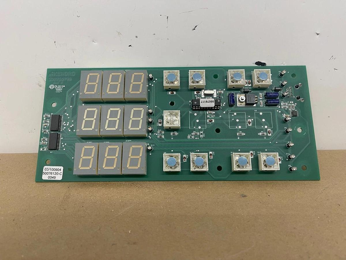 Used Kendro 50076079A Control Panel/Display (Kendro HERaccell 150 Incubator)