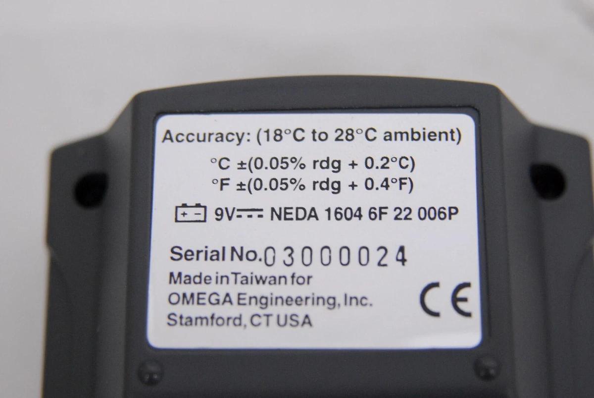 Used Omega HH504 RTD Digital Thermometer