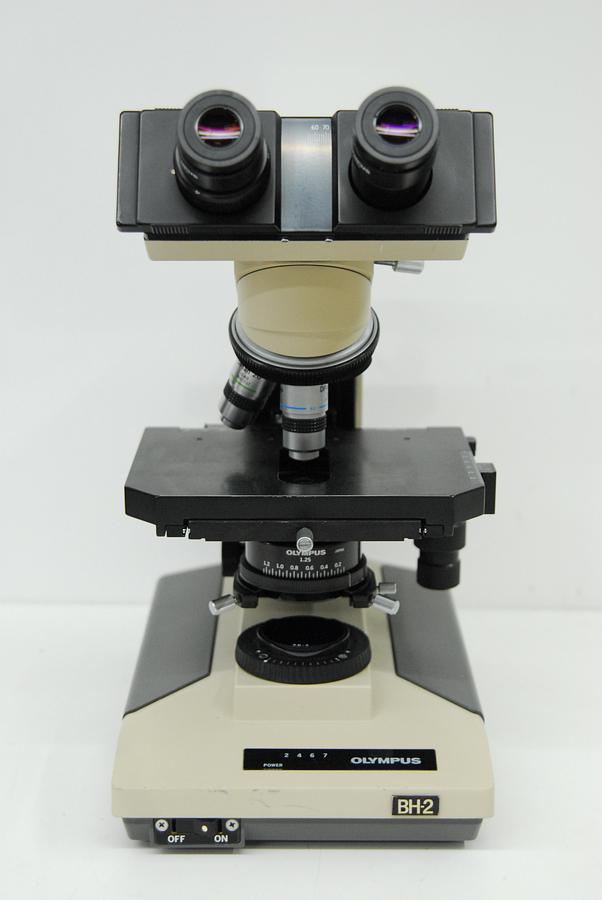 Used Olympus BH-2 BHTU Binocular Microscope W/ DPlan 4/10/20/40 Objectives