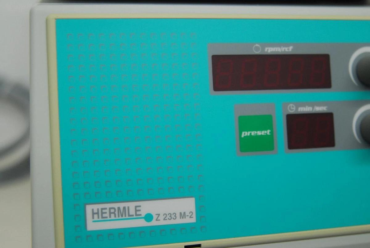 Used Labnet Hermle Z233 M-2 High Speed Microcentrifuge W/ 44 Slot Rotor - TESTED