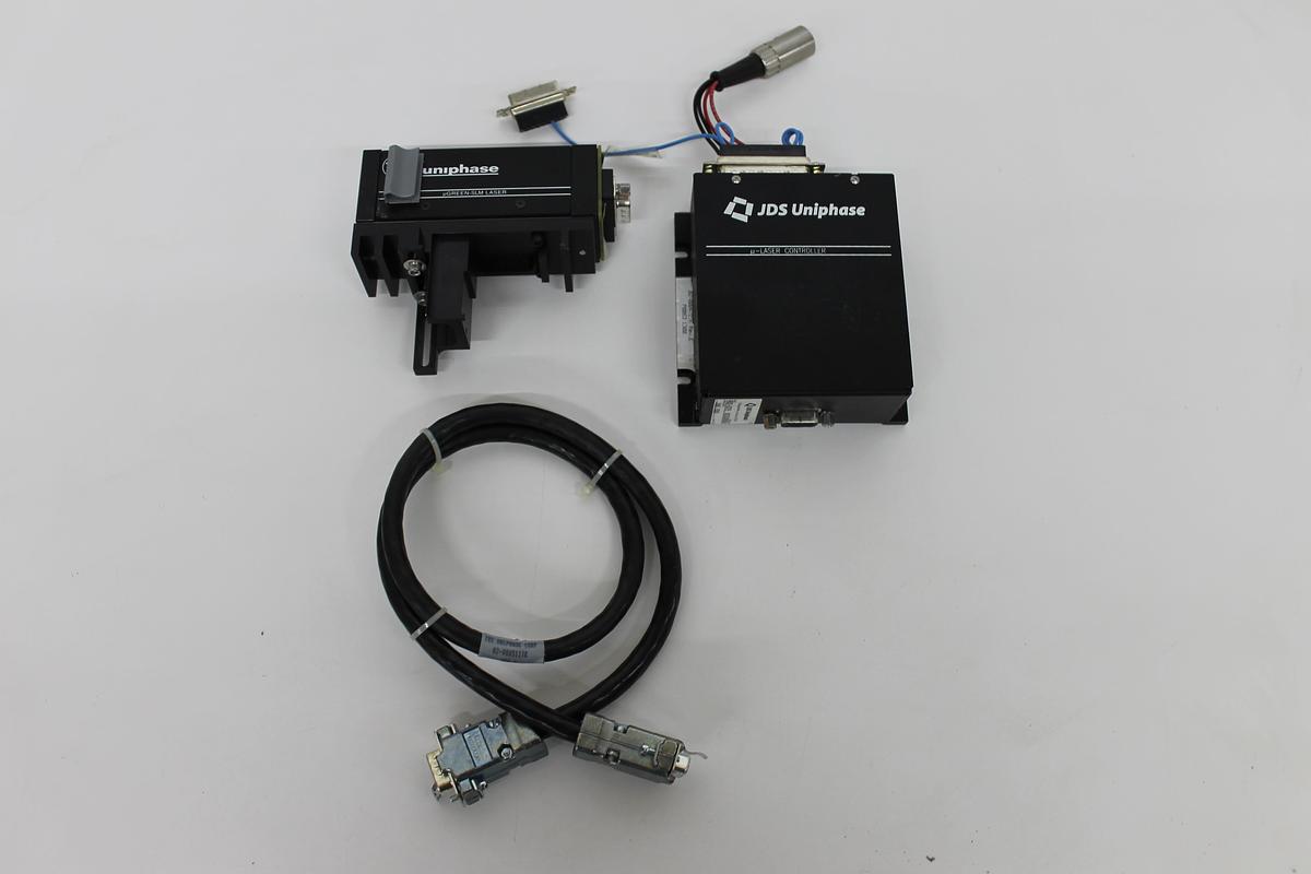 Used Uniphase 4601-015 uGreen-SLM Laser w/ Controller and Cable for Bio Rad Molecular Imager FX