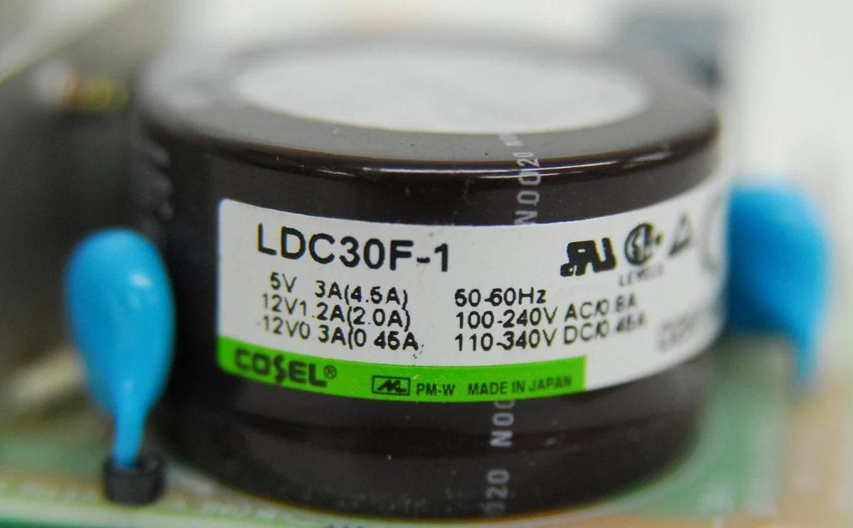 Used Cosel LDC30F-1 30W Triple-Output Power Supply (5V,4.5A/12V,2.0A/-12V,.3A)