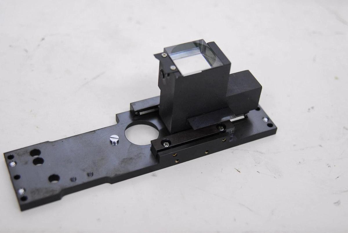 Used Olympus Vanox AHBS3 Mounted Mirrors Prisms Optics Rails - Lot of 4